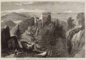 The Alte Schloss, at Baden, from the Rocks by Richard Principal Leitch
